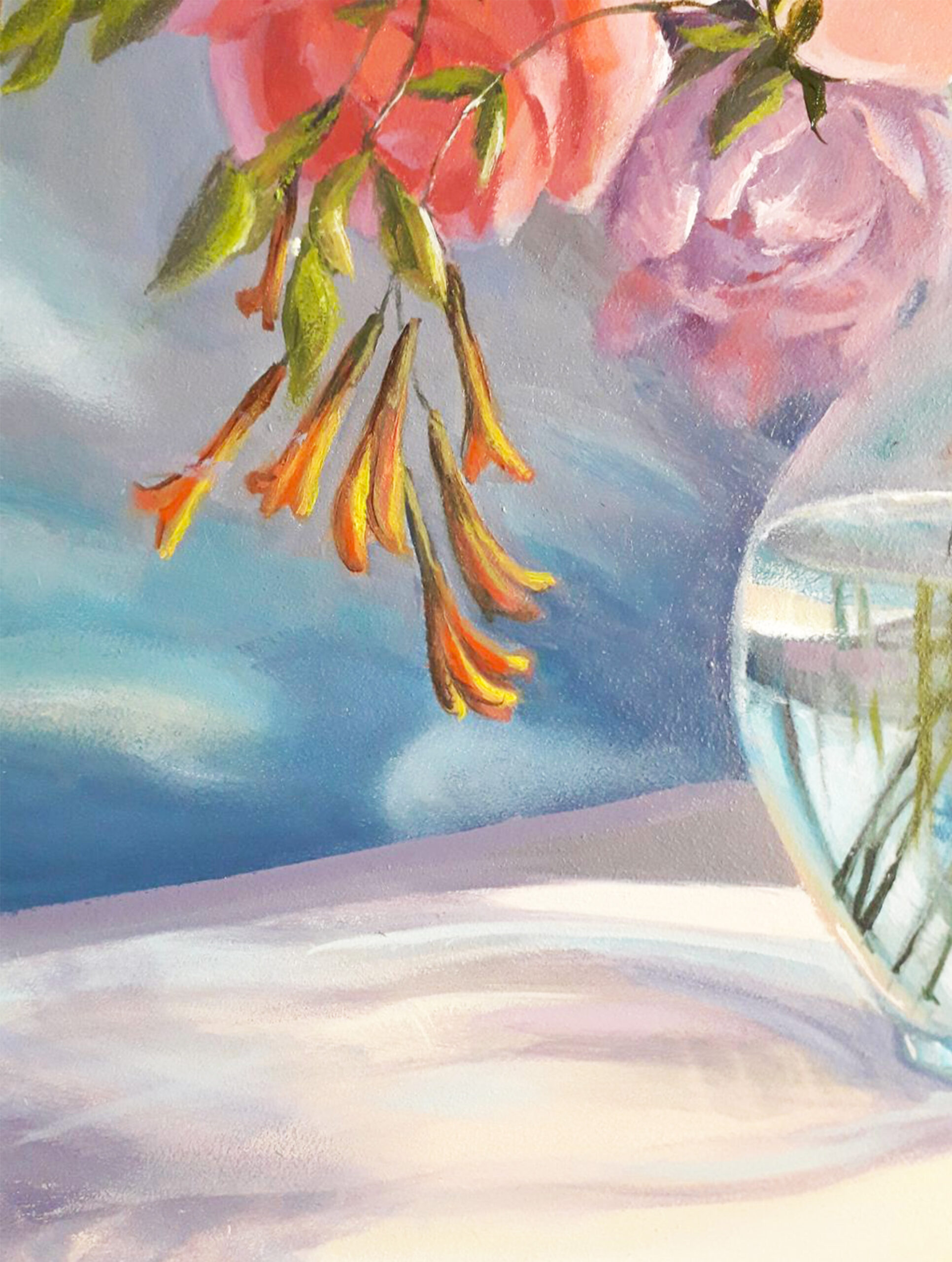 Original oil painting. Flowers for your beloved. 14.3 x 17.6 inches - Image 11