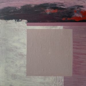 Abstract Acrylic Painting On Hardboard “Silence” 15,7 x 15,7 inches (40 x 40 см)