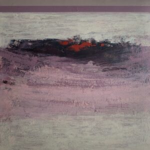 Abstract Acrylic Painting On Hardboard “Silence” 15,7 x 15,7 inches (40 x 40 см)