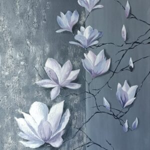 Original painting, flowers, acrylic by Ruslana Efremova