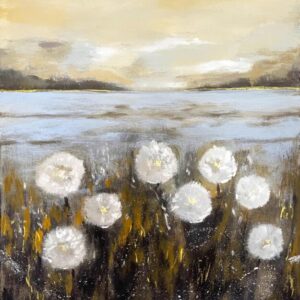 Dandelions Landscape Frosty Morning