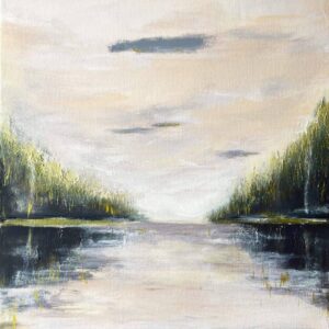 Forest Landscape Golden Sunset