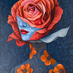 Julia, Original Acrylic Painting.