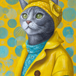 Mint and Sunshine Painting