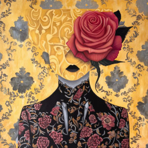 Inside the Wall. Original Acrylic Painting.