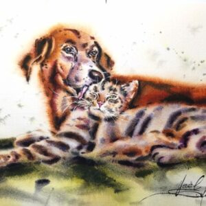 Trust and Tenderness - Original Watercolor Painting
