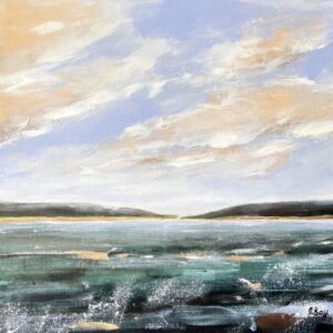 Summer Clouds and River