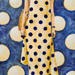 Polka Dot Dress Fashion Figurative