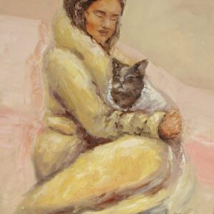 Girl with Cat