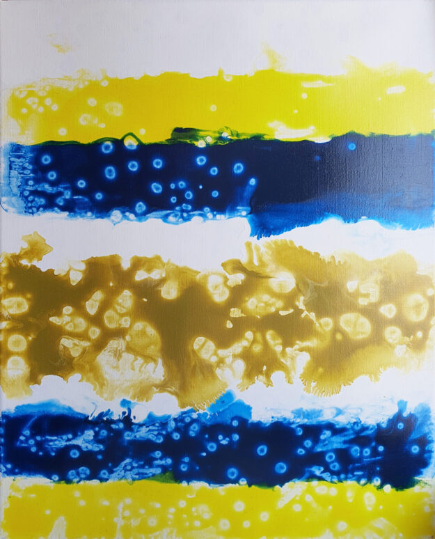 Sea Stripe Blue Yellow
