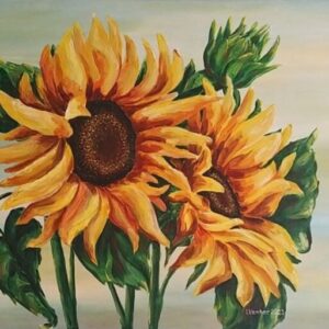 A Pair of Sunflowers